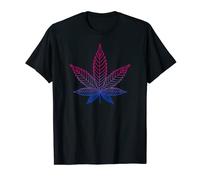 Bisexual Pride 420 Stoner Weed Marijuana LGBTQ Bi LGBT T-Shirt