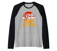 Bisexual Pride Be You Modern Women's Pride Flag Raglan Baseball Tee