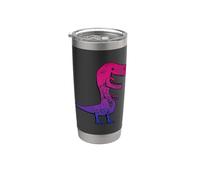 Bisexual Pride Flag Bi Dinosaur Stainless Steel Insulated Tumbler