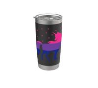 Bisexual Pride Flag Bi Unicorn Stainless Steel Insulated Tumbler