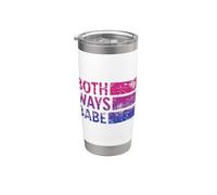 Bisexual Pride Flag Both Ways Bi Vintage Stainless Steel Insulated Tumbler
