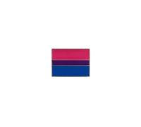 Bisexual Pride Flag Enamel Pin Badge - Rectangular Bi Flag Lapel Pin for Jacket, Backpack, Hat - LGBTQ+ Pride Accessories & Festival Merch