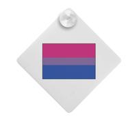 'Bisexual Pride Flag' Suction Cup Car Window Sign (CG00007252)