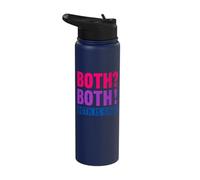 Bisexuality, Bisexual Saying, Both? Both! Both is Good Stainless Steel Insulated Water Bottle