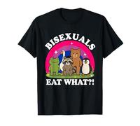 Bisexuals Eat What Funny Bisexual Pride Animals Meme T-Shirt
