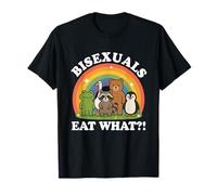 Bisexuals Eat What Funny Bisexual Pride Animals Meme T-Shirt