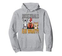 Bisexuals Eat What Funny LGBTQ Pun Gay Pride Adult Humor Pullover Hoodie