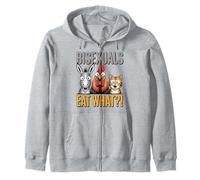 Bisexuals Eat What Funny LGBTQ Pun Gay Pride Adult Humor Zip Hoodie