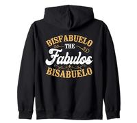 Bisfabuelo The Fabulous Bisabuelo - Funny Spanish Zip Hoodie