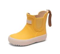 Bisgaard Baby Rubber Unisex Children's Rain Boots, Lemon, 25 EU, Lemon, 25 EU