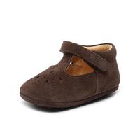 bisgaard Boy's Girl's Bloom First Walker Shoe, Dunkelbraun, 3.5 UK Child