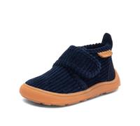 Bisgaard Boys Unisex Children's Barefoot Basic Trainers, Navy Corduroy, 20 EU Wide, Navy Corduroy, 3.5 UK Child