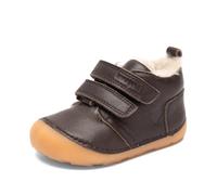 Bisgaard Carter Lamb First Walker Shoe, Dark Brown, 22 EU, dark brown, 5 UK Child