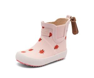 Bisgaard Girl Baby Rubber Rain Boot, Cute Lady Bug, 11.5 UK Child