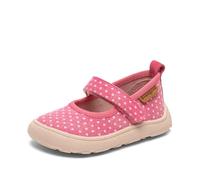 Bisgaard Girl's Barefoot Ballet Loafer, Rose Dots, 10 UK Child