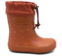 Bisgaard - Kid's Thermo - Wellington boots size 5, brown/red