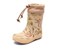 bisgaard Thermo Rain Boot, Beige Leaves, 2 UK