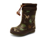 Bisgaard Thermo Rain Boot, Navy Dinosaur, 4 UK