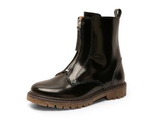 bisgaard Unisex Kid's Nora Fashion Boot, Black Polido, 3.5 UK