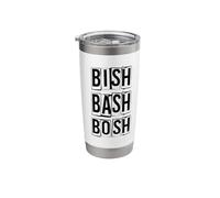 Bish Bash Bosh No Fuss Stainless Steel Insulated Tumbler