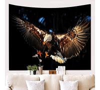 Bishilin Night Flying Eagle Tapestry, Wall Tapestry Bedroom Decor Accessories Wall Hanging For Bedroom, Dorm (150X200cm)