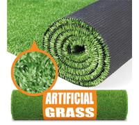 Bishop Artificial Grass Natural and Realistic Looking Fake Lawn Astro Turf Indoor/Outdoor Grass Rug (2m Width, 3m Length)