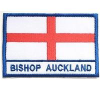 Bishop Auckland England Town & City Embroidered Sew on Patch Badge