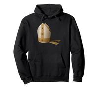 Bishop Mitre Catholic Liturgical Vestment Clergy Faith Pullover Hoodie