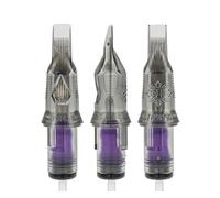 Bishop Tattoo Da Vinci V2 Cartridges - Regular - 12 Gage With 07 Pins - Curved Magnum Long - 20 Cartridges