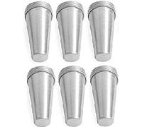 BishtHub Aluminium Ice Cream Mould Ice Pop Molds Popsicles Mould Kitchen Item Ice Mould Kulfi Mould, Kulfi Maker- Set Of 6 80 ml