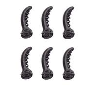 BishtHub Fashion Women's Plastic Banana Clutcher Hair Clips Hair Clutchers Mirchi Shaped Clip Claw Hair Accessories For Womens And Girls- Pack Of 6