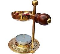 BishtHub Incense Resin Burner Dhoop Dhuni Burner Incense Holder Censor Sambrani Dhoop for Home & Temple Prayer- 5 Inch Height(Approx)