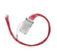 Bisida 10S BMS 36V 20A Li-ion PCB Protection Board with Balance Wire and NTC, Ten Functional protections, Split Ports, for Lithium-ion Battery Pack (10S 36V 20A)