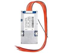 Bisida 12S BMS 38.4V 50A LiFePO4 PCB Protection Board with Balancer Line and NTC, Shared Connection, Ten Protection Functions, Lithium Iron Phosphate Battery Management System, LFP BMS