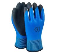 Bisienya 1 Pair of Waterproof Work Gloves, Safety Gloves, Insulated Rubber Gloves Safety Protective Durable,Comfortable and Breathable for Gardening Construction Logistics Warehousing