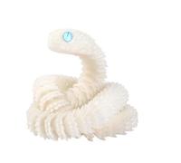 Bisienya 3D Printed Snake Flexible 3D Snake Joint Motion 3D Printed Animals 11.81Inches Articular Mobility 3D Printed Animals Collectible for Home and Office Decoration or as a Gift(Luminous White)