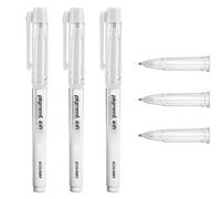 Bisienya 3PCS White Gel Pens for Art Drawing Sketching Writing 1.0mm Nibs Dry Quickly Aesthetic Stationery Smooth White Highlighter
