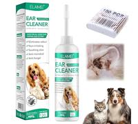 Bisienya Ear Cleaner for Dogs,Dog Ear Cleaner,Dog Ear Drops for Infection Antibiotics,Ear Drops for Dogs& Cats,Dog Ear Infection Treatment, Dog Ear Cleaner Solution 50ml