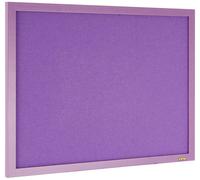 BiSilque Notice Board Framed W600xH450 Lavender Ref FB0469418