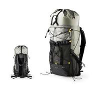 BISINNA 35L Hiking Backpack, Internal Frame for Outdoor, Camping and Travel, 25L+10L