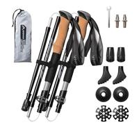 BISINNA Trekking Poles 7075 Aluminium Collapsible, Adjustable, Lightweight