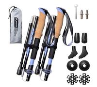 BISINNA Trekking Poles 7075 Aluminium Collapsible, Adjustable, Lightweight