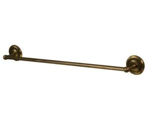 Bisk 00410 Deco Towel Bar in Antique Brass, 46 x 51 x 8 x 7.5 cm