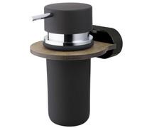 Bisk Matte Black/brown Liquid Soap Dispenser Tank Wall Mounted Wc Bathroom Accessories