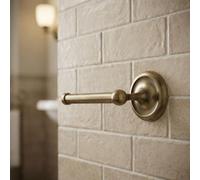 Bisk Retro Bathroom Antique Brass Vertical Mounted Toilet Paper Rack Wc Roll Holder