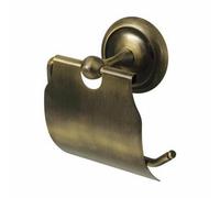 Bisk Toilet Paper Rack Wc Roll Holder Retro Bathroom Antique Brass Wall Mounted