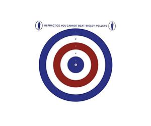 Bisley 14cm Coloured Targets 100 Pack