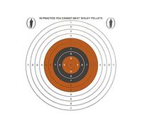 Bisley 14cm Single Card Targets Grade 2, Pack of 100