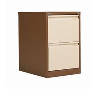 Bisley 2 Drawer Filing Cabinet Coffee Cream - BS2EC/C