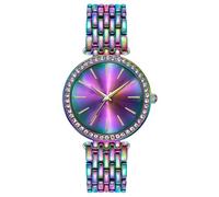 Bisley 36MM Watch for Women Metal Bands Easy Too Read Dial Fashion Waterproof Analog Watch, Multicolor, casual